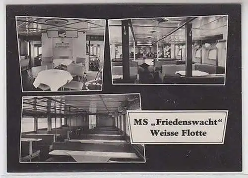 11792 Mehrbild Ak MS "Friedenswacht" Weisse Flotte 1965