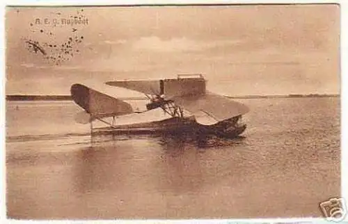 08056 Feldpost Ak A.E.G. Flugboot 1916