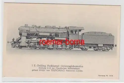 71052 Ak Hanomag Dampf Lokomotive Güterzuglok G 12 um 1920