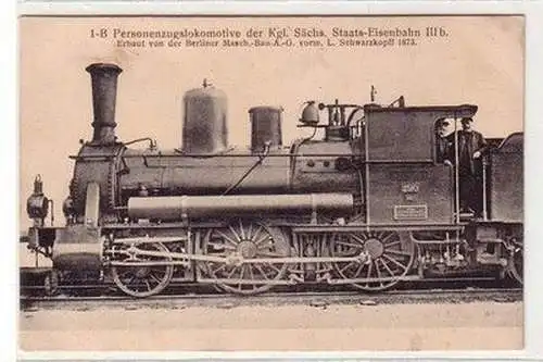 57784 Ak 1-B Personenzugs Lokomotive III b um 1910