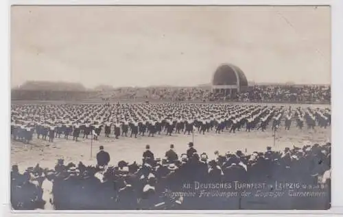 87384 AK Leipzig XII. Deutsches Turnfest 12.-16. Juli 1913 - Allg. Freiübungen