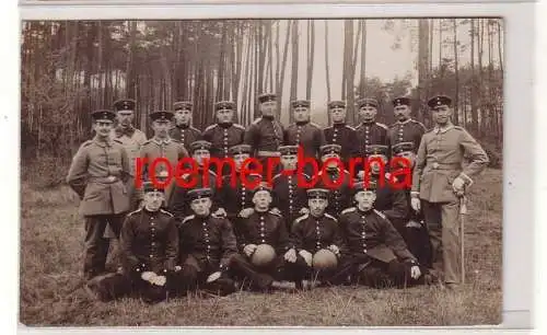 79858 Foto Ak Luftschiffer Ersatzabteilung Nr.4 im 1. Weltkrieg 1915