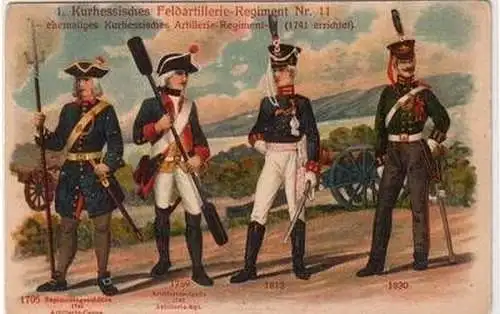 56366 Ak 1. Kurhessisches Feldartillerie Regiment Nr.11, um 1910