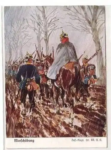 55973 Ak "Marschübung" Infanterie Regiment 20 III.A.K. um 1930