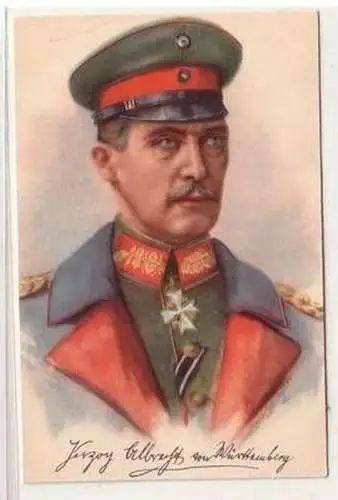 52419 Militär Ak General Herzog Albrecht von Württemberg um 1915