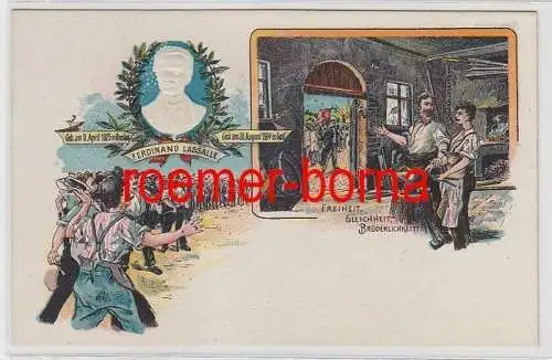 74168 Politik bzw. Propaganda Präge Ak Ferdinand Lasalle um 1910