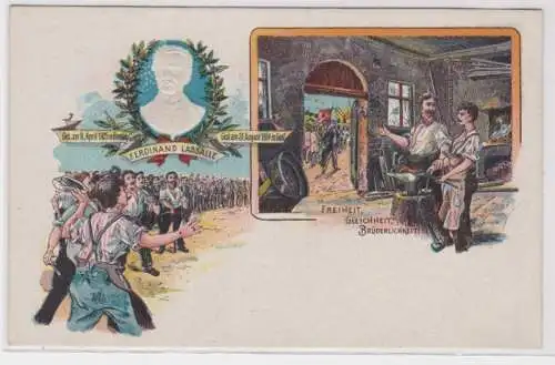 77075 Politik bzw. Propaganda Präge Ak Ferdinand Lasalle um 1910