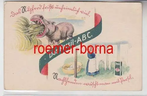 78808 Reklame Humor Karte 'Das Persil ABC' Waschmittel um 1930