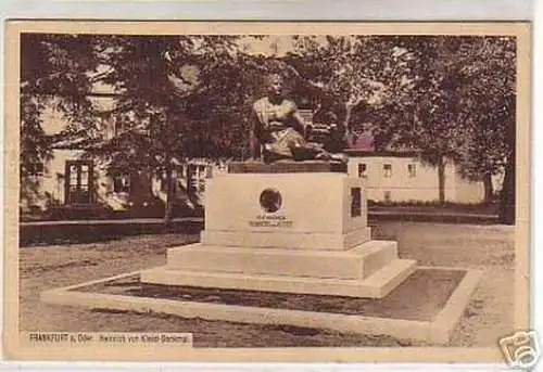 02478 Ak Frankfurt an der Oder Kleist Denkmal 1911