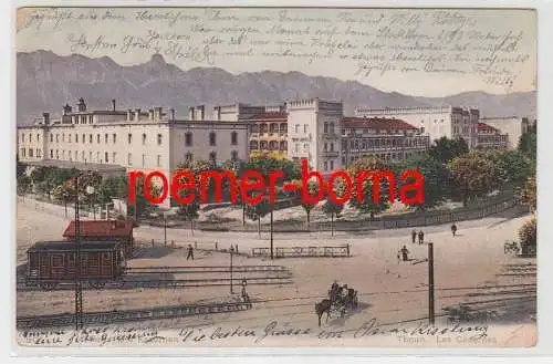 73687 Ak Thoun Thoune Les Casernes die Kaserne 1908