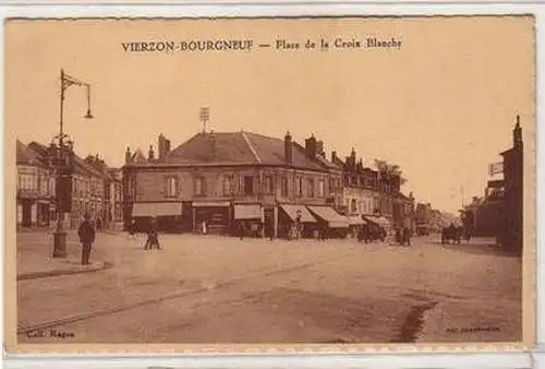 45523 Ak Vierzon Bourgneuf Place de la Croix Blanche