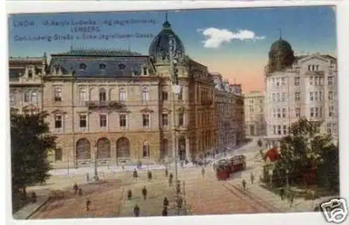 30940 Ak Lemberg Lwow Carl Ludwig Straße um 1915