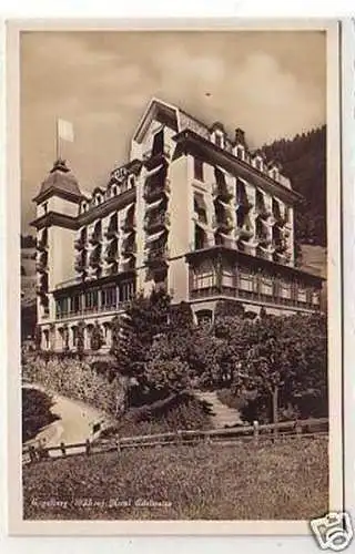 30723 Ak Engelberg Hotel Edelweiss um 1940