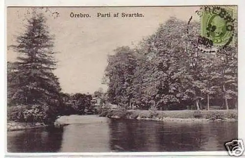 23367 Ak Örebro Schweden Parti af Svartan 1909