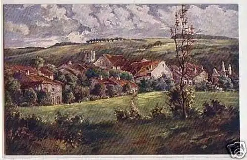 13566 Ak das Dorf Autrepierre in den Vogesen um 1915