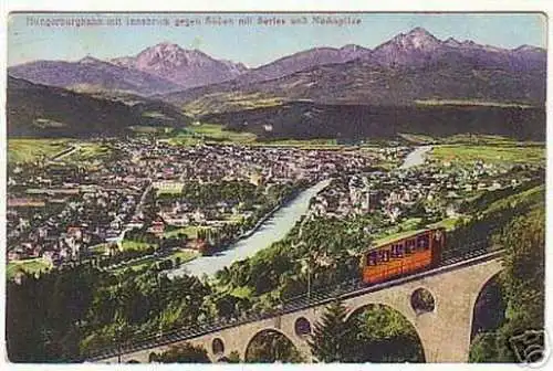 05359 Ak Innsbruck mit Hungerburgbahn 1912