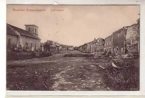 54895 Feldpost Ak Westlicher Kriegsschauplatz Condrexon 1916