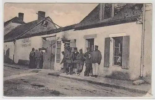 54439 Feldpost Ak Amifontaine Lindemannstrasse 1915