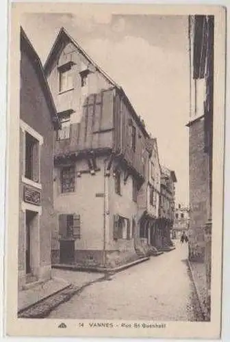 46724 Ak Vannes France Rue St. Guenhaél um 1930