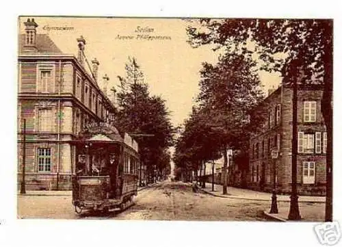 schöne Ak Frankreich Sedan Strassenkarte 1916