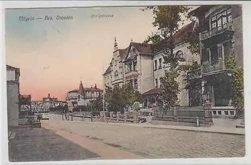 43302 Ak Mügeln Bezirk Dresden Königstrasse 1918