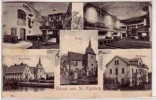 44042 Mehrbild Ak Gruß aus St. Egidien 1908