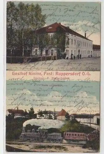 46111 Mehrbild Ak Ruppersdorf Gasthof Ninive um 1910