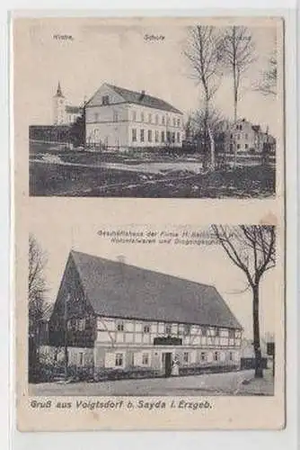 49793 Mehrbild Ak Gruß aus Voigtsdorf bei Sayda 1919