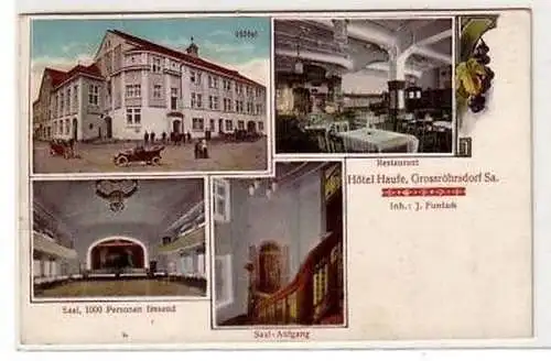 42798 Ak Großröhrsdorf in Sachsen Hotel Haufe 1912