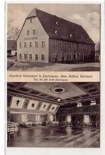 42926 Ak Gasthof Hohndorf bei Zschopau 1930