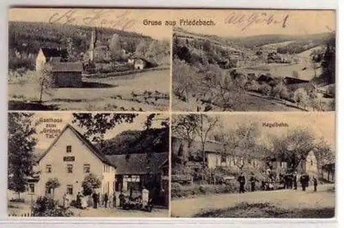 44142 Mehrbild Ak Gruß aus Friedebach Gasthaus 1912