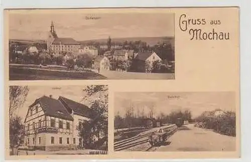 43920 Mehrbild Ak Gruß aus Mochau Gasthof usw. 1930