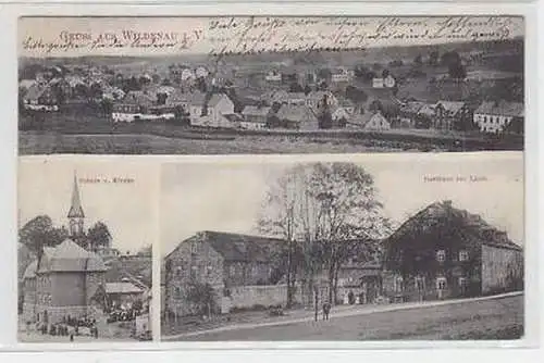 42907 Mehrbild Ak Gruß aus Wildenau im Vogtland 1908