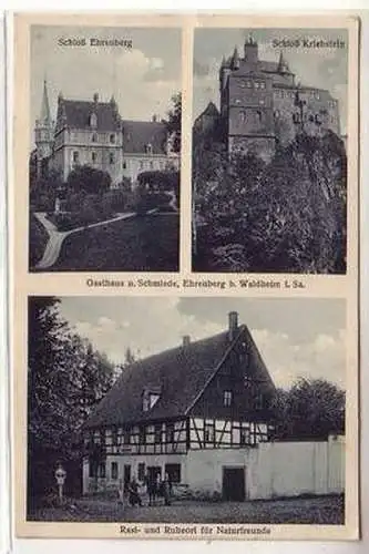 56703 Mehrbild Ak Ehrenberg bei Waldheim in Sachsen Gasthaus um 1920