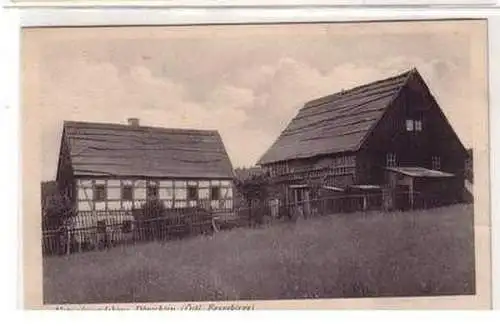 06985 Ak Naturfreundehaus Dönschten östliches Erzgebirge 1926