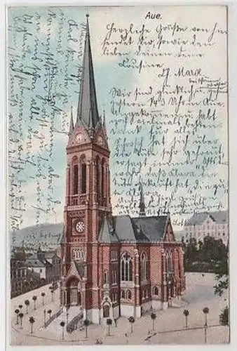 50551 Ak Aue Kirche 1903