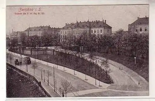 03578 Ak Zwickau in Sachsen Kaserne des 9. Inf.-Reg. Nr.133 um 1924