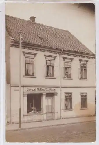 88468 Foto Ak Leipzig Plagwitz Bildhauer Oswald Möbius um 1910