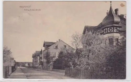 88213 Feldpost Ak Naunhof König Albert Strasse 1915