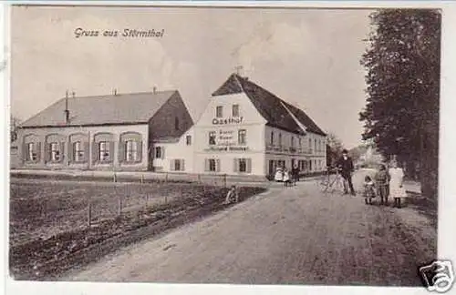 32883 Ak Gruß aus Störmthal Gasthof um 1910