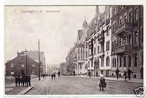 32967 Ak Auerbach im Vogtland Kaiserstraße 1913