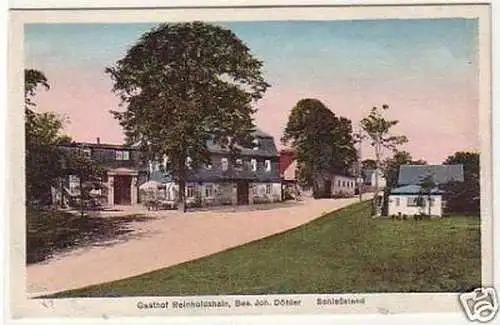 32961 Ak Gasthof Reinholdshain Schießstand um 1910