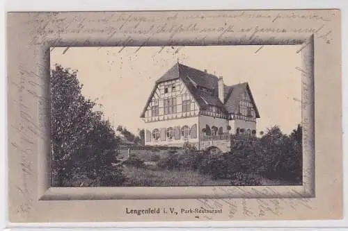 88657 Ak Lengenfeld im Vogtland Park Restaurant 1913