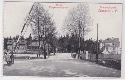 88662 AK Sommerfrische Schöneck im Vogtland - An der Klingenthaler Strasse