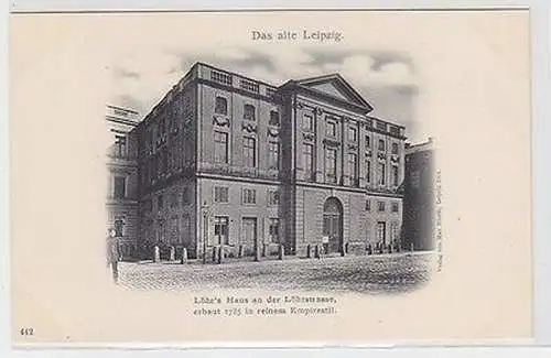 62510 Ak Leipzig Löhr´s Haus an der Löhrstraße erbaut 1785