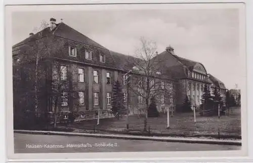 80789 Foto Ak Freiberg Hausen-Kaserne, Mannschafts-Gebäude II um 1930