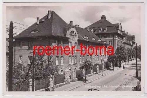 80780 Foto Ak Frankenberg i. Sa. Hindenburgkaserne um 1930