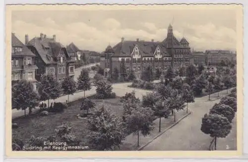 96257 Ak Eilenburg Südring mit Realgymnasium 1940