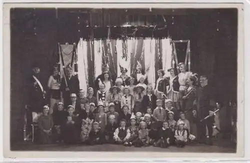 96577 Foto Ak Leipzig Kinderfasching um 1930