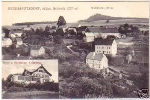 19285 Ak Reinhardtsdorf Hotel Wolfsberg um 1915